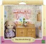 Sylvanian Sheep Sister With Kitchen