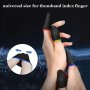 10PCS Game Finger Sleeve Breathable Game Sweat-proof Touch Screen Thumb Sleeve Mobile Phonetouch Non-slip Gloves