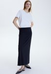 Long Jersey Skirt - Black