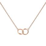 Classic Lumine Unity Necklace Rose Gold