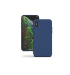 Liquid Silicone Back Case Compatible With Iphone X xs -blue