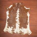 A Grade Nguni Hide 423 Brown white M - Medium Brown white Panelled