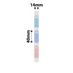 NB179 - - D11 D101 D110 H1S - 14X40MM - 160 Baby Face Labels