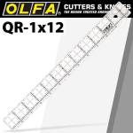 Olfa Quilt Ruler QR-1X12