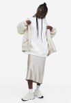 Oversized Appliqu D Hoodie - White