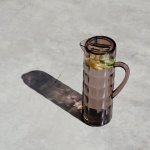 Allegra Tower Jug Smoked Grey