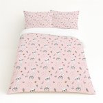 Kids Duvet Set Bunny With Glasses