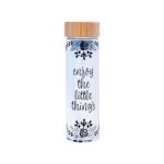 Distributors Double Wall Glass Water Bottle Filter Enjoy The Little Things