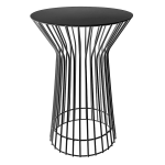 Tall Monica Side Table - Sandpaper Black