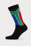 South African Supporters Flag Spirit Novelty Adult Socks