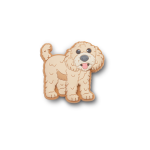 Golden Doodle Puppy Jibbitz - Multi Osfa