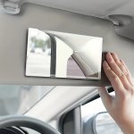1PC Car Sun Visor Makeup Mirror Automotive Sun Visor Auxiliary Rearview Mirror Car Accessories