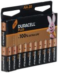 Duracell Plus Aa Batteries 20 Pack Alkaline Batteries 1.5V Up To 150% Extra Life With Power Boost Actives Reliability For Everyd