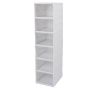 Foldable 6-TIER Shoe Cabinet - Clear Stackable Organizer With Front Opening