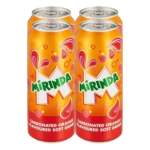 Mirinda Orange Flavoured Soft Drink Can 4X500ML