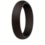 1PC Classic Wide Ring Made Of Silicon Simple Band For Daily Outfits Cool Party Accessory Suitable For Men And Women No-wrong Gif
