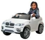 Demo 12V Bmw X6 Ride On Kids Electric Car White