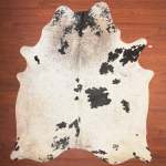 A Grade Cow Hide 416 Black white XXL - Extra Extra Large Black white Spotted