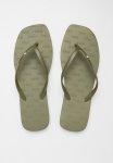 Polo Aop Stud Square Toe Flip Flop - Olive
