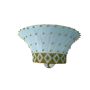 White And Gold Traditional Zulu Isicholo Bucket Hat