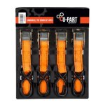 U-part Tie Down Set Cambuckle 4PCE From Agrinet