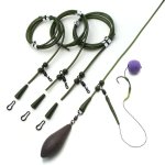 4PCS SET Carp Fishing Equipment Quick Change Swivels For Crap Fishing Fishing Accessories Carp Fishing Accessories Kit