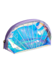 Iridescent Half Moon Makeup Pouch - None None