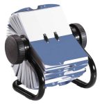 Blk Rolodex A-z Rotary Open Bus Card File 400 Capacity 67236 Each