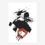 Art Print - Black Brush 10