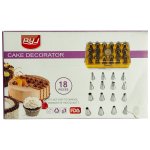 Cake Decorator Nozzle Set 18PC