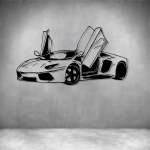 Lambo Scissor Door - Rust Coat L 900 X H 600MM