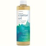 300ML Castor Oil 100% Pure Cold Pressed Hexane Free For Your Hair Eyebrow And Eyelash Dry Skin Moisturizer