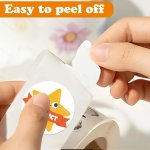 Gutbd 500 Pcs Adorable Cartoon Star Stickers: Perfect Great Job You Did It - Waterproof Reusable Durable And Adorable For Diy De