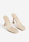 Heeled Sandals - Beige Transparent