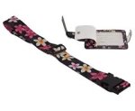 Floral Luggage Strap And Tag