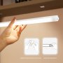 100-500MM Rechargeable Wireless Motion Sensor LED Light Bar LED Motion Sensor Under Cabinet Lights Under Counter Lighting For Kitchen Bedroom Wardrobe Sink Workspace Sensor