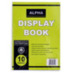 Yellow Display Book 10 Pocket