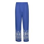 Straight Leg Printed Pants