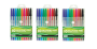 Ballpoint Pens Assorted Colours Wallet Of 3 - Pack Of 10