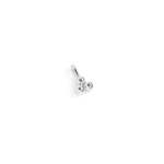 The Tres Pendant Charm In Silver - Standard Charm 11 X 6MM