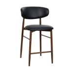 Lucien Kitchen Stool - Various Colours - Cream Pu