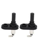 2PCS Car Door Switch Engine Hood Pin Switch Door Light Switch 20A 12V Compatible With Vehicle Interior Light Lamp Mounts