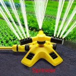 360-DEGREE Automatic Rotating Sprinkler Set For Easy Lawn & Garden Irrigation - Durable Plastic Standard Thread