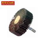 Tork Craft Flap Wheel 60 X 40 X 6MM Shaft 80 Grit Per Each