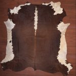 A Grade Nguni Hide 107 Brown white XXL - Extra Extra Large Brown white Panelled
