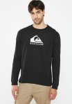Quiksilver Corp Logo Long Sleeve Tee - Black