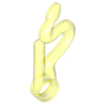 Parts Minifigure Weapon Whip Bent With Snake Head And Pin Hole 98348
