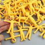 20PCS Creative Toys - Stretchable Yellow Characters - Christmas Toys Can Be Folded In A Semi Soft Sticky And Fun Way