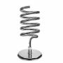 Hair Dryer Holder Stainless Steel Base Salon Home Desktop Stable Acrylic Hair Dryer Holder