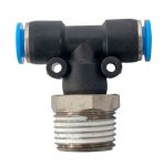 AirCraft Pu Hose Fitting Tee 8MM-1 2" M